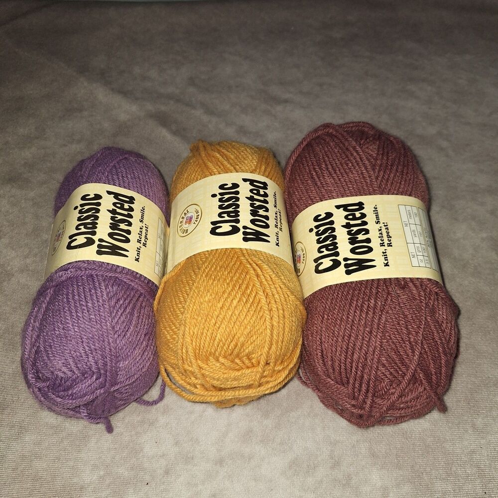 3 Universal Yarn Classic Worsted Acrylic Wool 80/20